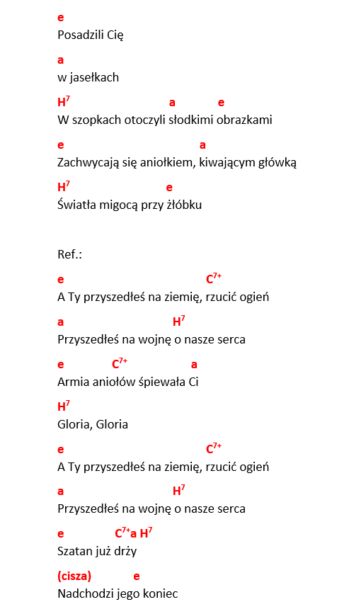 a ty przyszedles